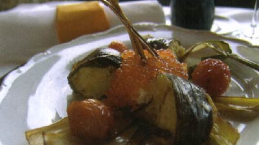 Gebratene Kartoffel-Lauch-Terrine