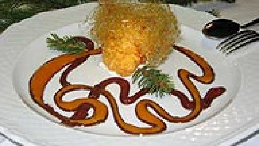 Lärchenwipferl-Honig-Parfait