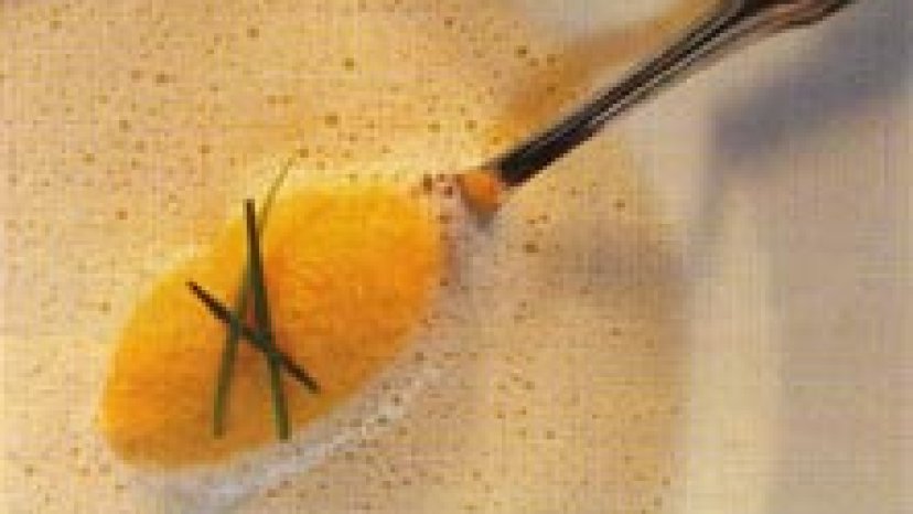 Sausaler Rieslingrahmsuppe mit Sterzknöderl